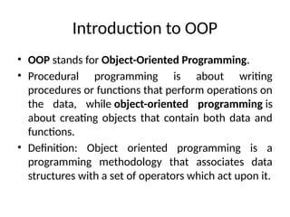 1.1-Introduction to Object oriented.pptx