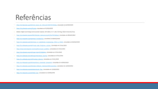 Referências
• https://pt.wikipedia.org/wiki/Sinal_(teoria_da_informa%C3%A7%C3%A3o), consultado em 01/AGO/2019
• https://pt.wikipedia.org/wiki/Duplex, consultado em 01/AGO/2019
• Modern Digital and Analog Communication Systems, 4th Edition, B. P. Lathi, Zhi Ding, Oxford University Press
• https://pt.wikipedia.org/wiki/R%C3%A1dio_(telecomunica%C3%A7%C3%B5es), consultado em 09/AGO/2019
• https://en.wikipedia.org/wiki/Radio_broadcasting, consultado em 09/AGO/2019
• https://en.wikipedia.org/wiki/History_of_radio#Audio_broadcasting_(1919_to_1950s) , consultado em 09/AGO/2019
• https://en.wikipedia.org/wiki/Tuned_radio_frequency_receiver, consultado em 27/JUL/2019
• https://www.tutorialspoint.com/amplifiers/tuned_amplifiers, consultado em 27/JUL/2019
• https://pt.wikipedia.org/wiki/Super-heter%C3%B3dino, consultado em 27/JUL/2019
• https://en.wikipedia.org/wiki/Superheterodyne_receiver, consultado em 27/JUL/2019
• https://en.wikipedia.org/wiki/Envelope_detector, consultado em 27/JUL/2019
• https://en.wikipedia.org/wiki/Quadrature_amplitude_modulation, consultado em 14/AGO/2019
• https://en.wikipedia.org/wiki/Single-sideband_modulation#Demodulation, consultado em 14/AGO/2019
• https://en.wikipedia.org/wiki/Butterworth_filter, consultado em 15/AGO/2019
• https://en.wikipedia.org/wiki/Bode_plot, consultado em 15/AGO/2019
 