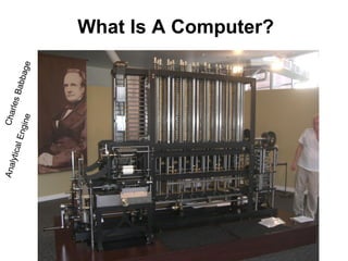 What Is A Computer?
 