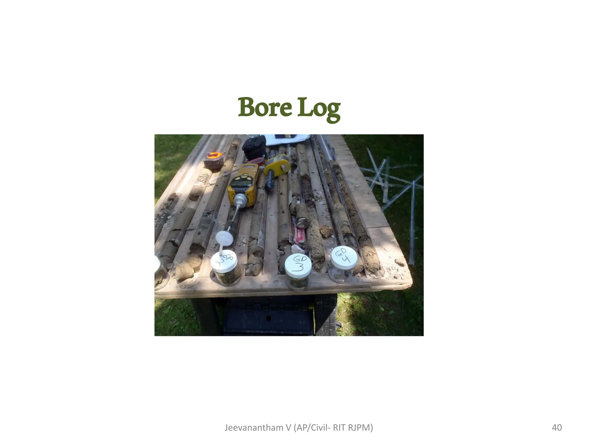 BoreLog
Jeevanantham V (AP/Civil- RIT RJPM) 40
 