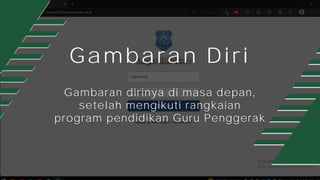 Gambaran Diri
Gambaran dirinya di masa depan,
setelah mengikuti rangkaian
program pendidikan Guru Penggerak
 