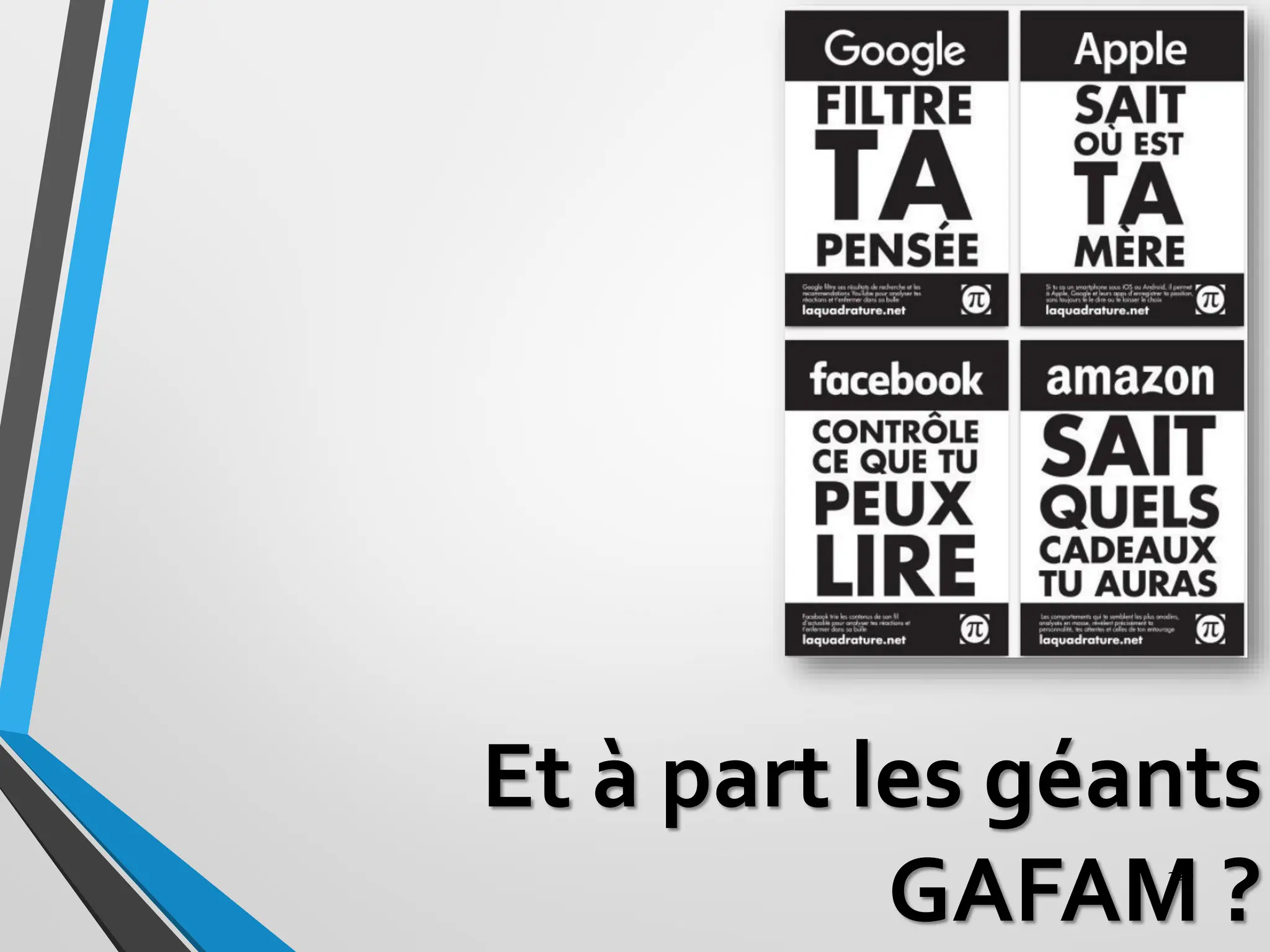 Et à part les géants
GAFAM ?
320
 