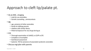 Systemic Cleft 1. Cleft lip and palate surgery 2021.pptx
