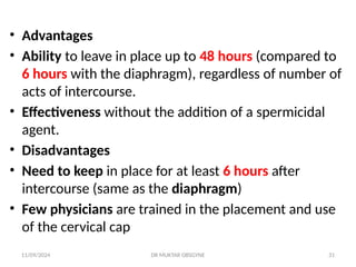 Family Planning Barrier Methods for women and men.pptx