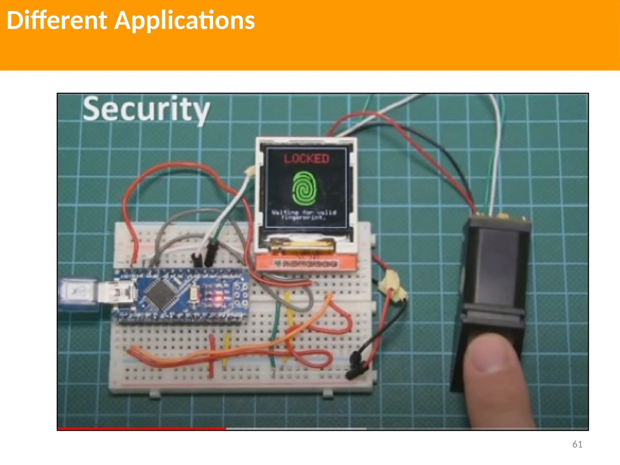 61
Different Applications
 