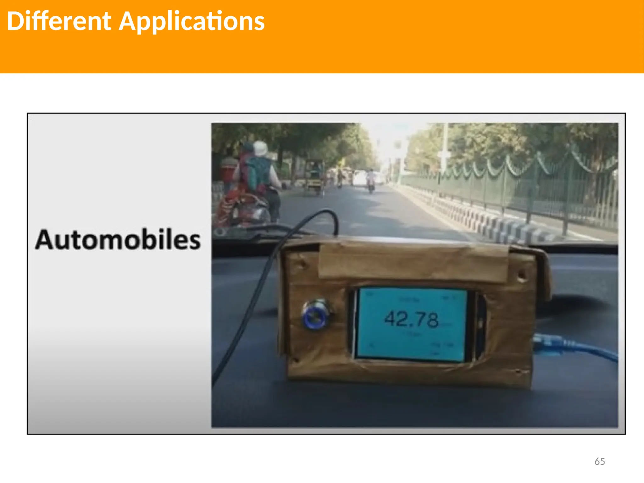 65
Different Applications
 