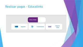Realizar pagos - Educalinks
 