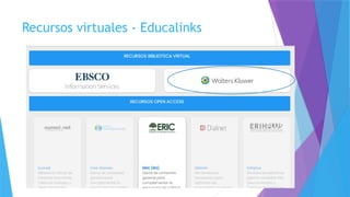 Recursos virtuales - Educalinks
 