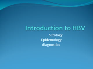 Introduction of hepatitis B virus (HBV).ppt
