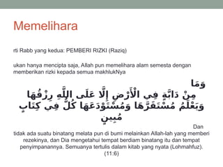1. Tauhidullah/Aqidah (Mengesakan Allah SWT).ppt