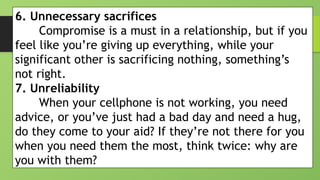 1. Teen-age Relationships including the acceptable and unacceptable ...
