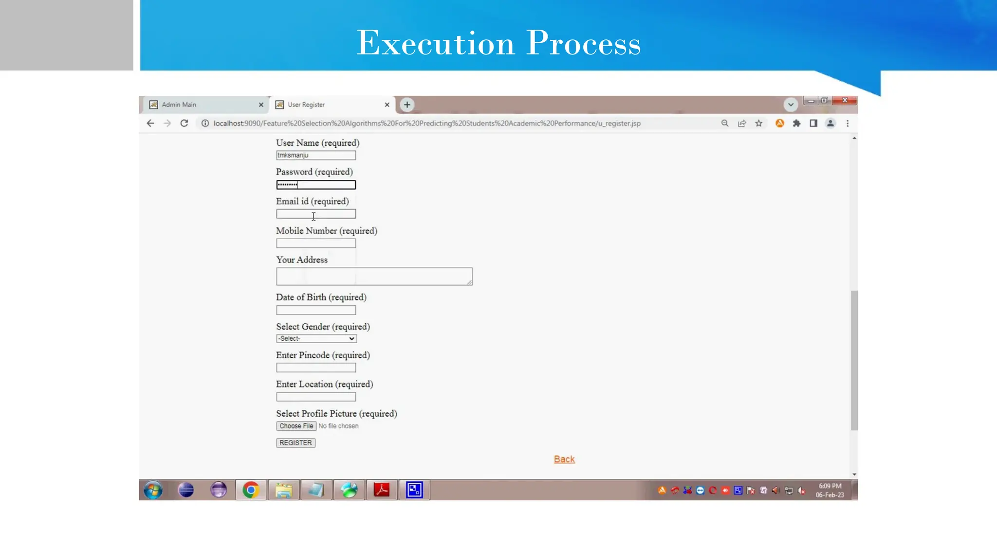 Execution Process 