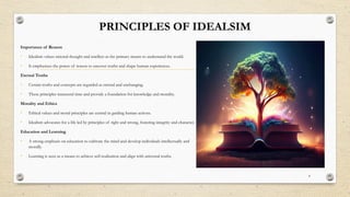 Schools of Thought in Philosophy of Education-Idealism | PPTX