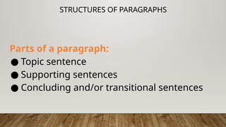 EAPP PRESENTATION ON STRUCTURE OF ACADEMIC TEXT | PPTX
