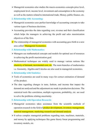 Meaning of economics and definitions Managerial economics | PDF
