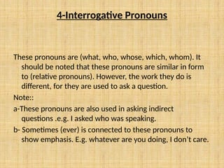 Explain What Is Pronoun And What Is Its Use PPT