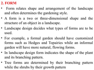 1. Landscape gardening: Elements and Principles.pptx