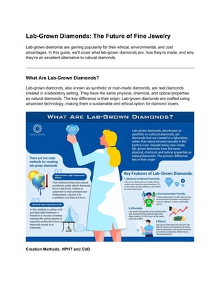 Lab-Grown Diamonds: The Future of Fine Jewelry | PDF