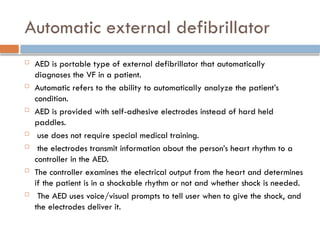 Vf Paddle Defibrillator and defibrillation presentation | PPTX