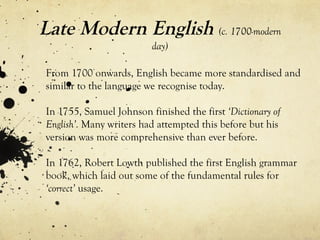 1. History of English Language full .ppt