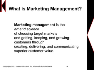 Kotler and kellet marketing management chapter 1 | PDF