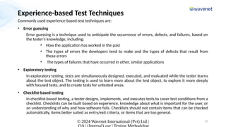 Error Guessing Testing Example Testing Methodologies and Types (MCQ 12) | PPTX