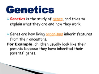 1. genetic-1.pptx introduction genetics 12 | PPTX