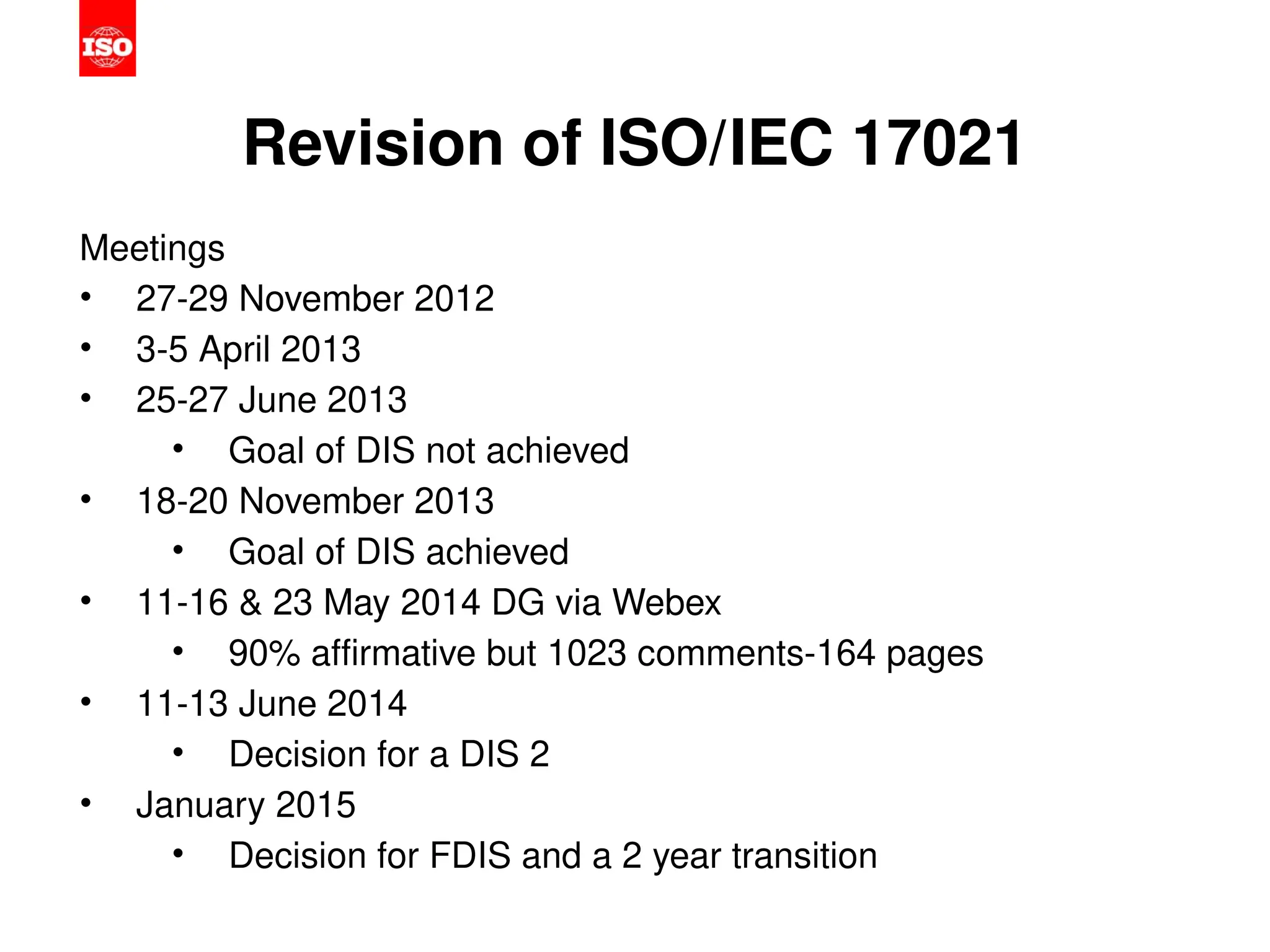Presentation of ISO_IEC 17021-1 (Conformity assessment — Requirements ...