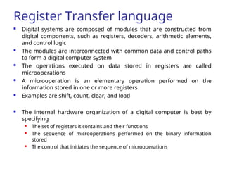 RTL,Instruction set _ | PPT