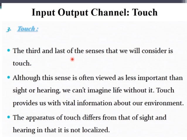 1.1-INPUT OUTPUT CHANNELS Input Output Channels | PPT