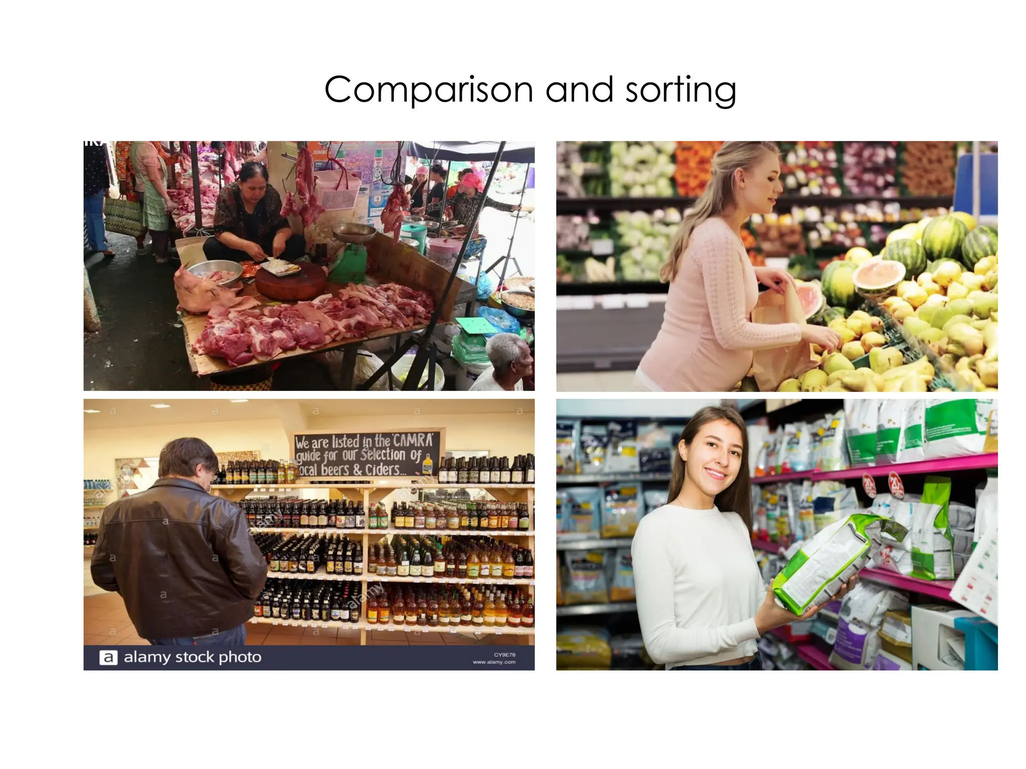 Comparison and sorting
ANG
KALIKASAN
NG
MATEMATIKA
 