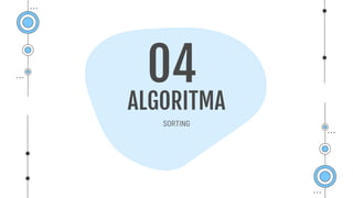 ALGORITMA
04
SORTING
 