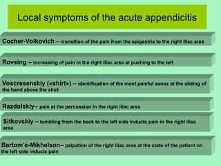 it is an inflammation of the vermiform appendix | PPT
