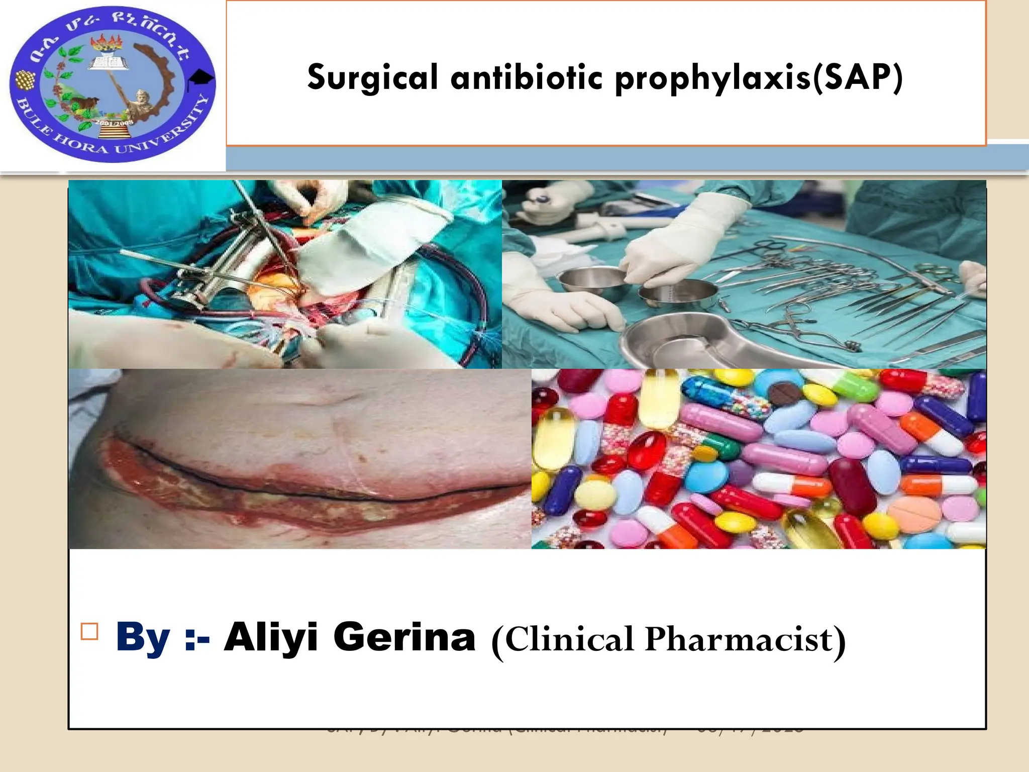 1. Antimicrobial Prophylaxis in Surgery lecture note.pptx