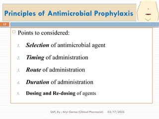 1. Antimicrobial Prophylaxis in Surgery lecture note.pptx