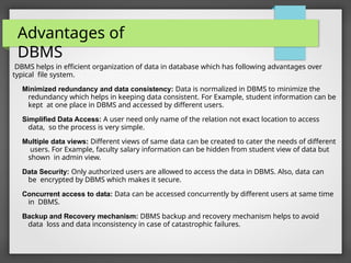Database File System in DBMS, File Management | PPT