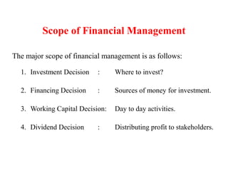 Unit 1: Introduction- Financial Management | PDF