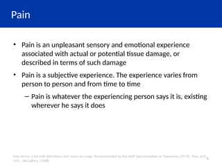 1. Introduction to pain and its mechanism.pptx