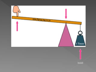 effort
fulcrum
load
 