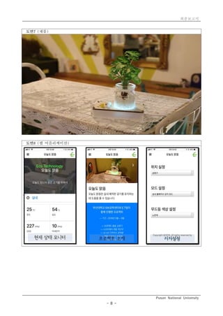 최종보고서
Pusan National University
- 8 -
도면7 (제품)
`
도면8 (웹 어플리케이션)
`
 