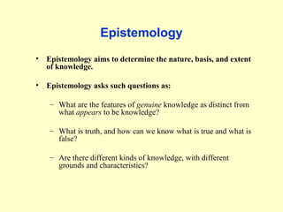 Philosophy and Sources of Philosophy in edu | PPT