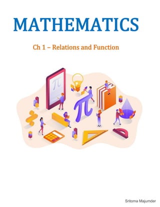 CBSE - Grade 12 - Mathematics - Ch 1 - Relations and Function (PDF ...
