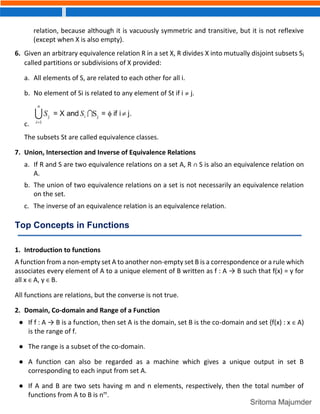CBSE - Grade 12 - Mathematics - Ch 1 - Relations and Function (PDF ...