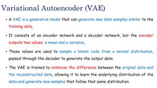 Autoencoder in Deep Learning and its types | PPT