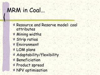 Mineral Resource Management introduction | PDF