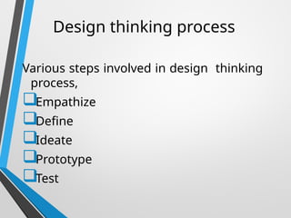 Introduction about DesignThinking Notes.pptx