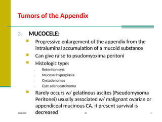 Retention Cysts Appendix 1. appendicitis cccccc bbbbb fffffff.pptx
