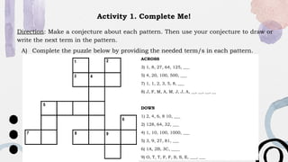 1. QUARTER 1 LESSON 1 Generating Patterns.pptx