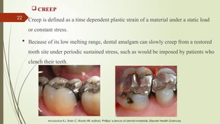 Properties of dental materials for prostho | PPTX