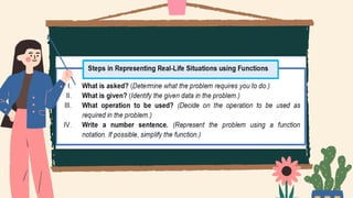 1. LESSON 1 REPRESENTING REAL-LIFE SITUATIONS USING FUNCTIONS INCLUDING ...